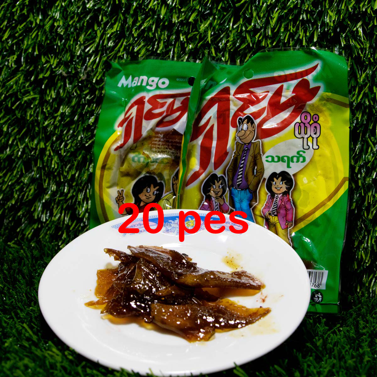 Burmese Mango Pickle (বার্মার আমের মিষ্টি আঁচার)